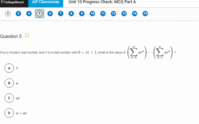 Unit 8 progress check: mcq part b