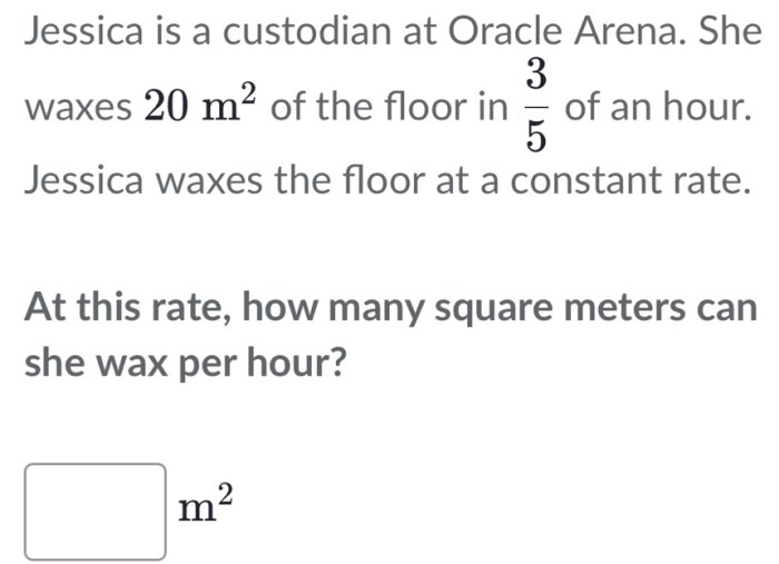 Jessica is a custodian at oracle arena