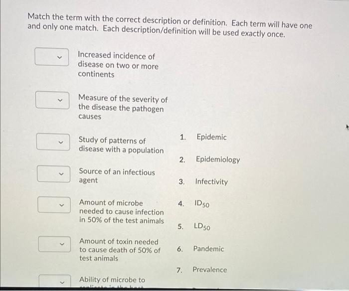 Definitions term selecting lo3