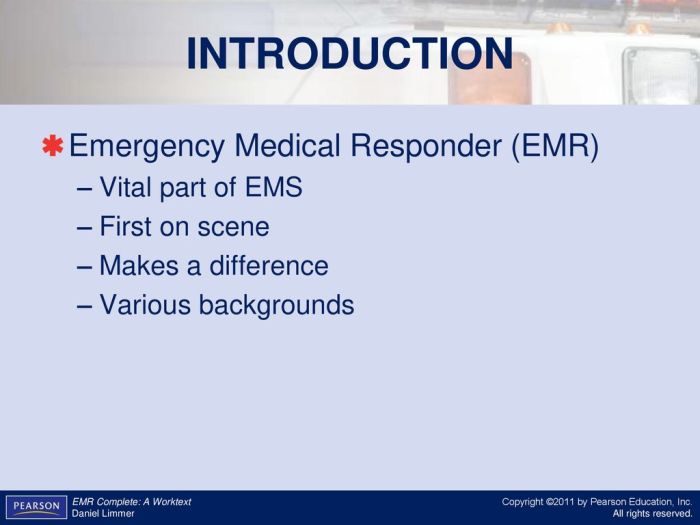 Emrs such as firefighters law enforcement