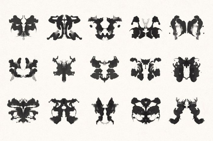 Rorschach test inkblot inkblots known also psychological post interpretation tumblr