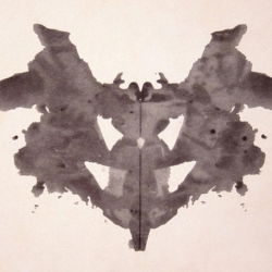 Psychological evaluation method involving inkblots