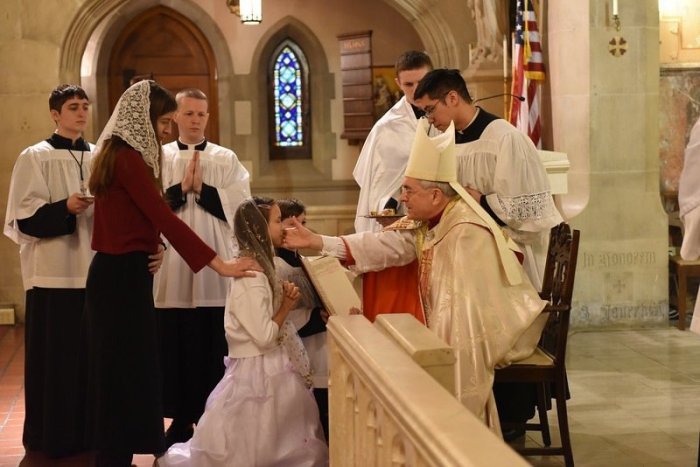 Confirmation rites in the catholic church